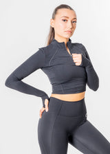 Chemise à manches longues et demi-zip CORE [LASTCHANCE]
