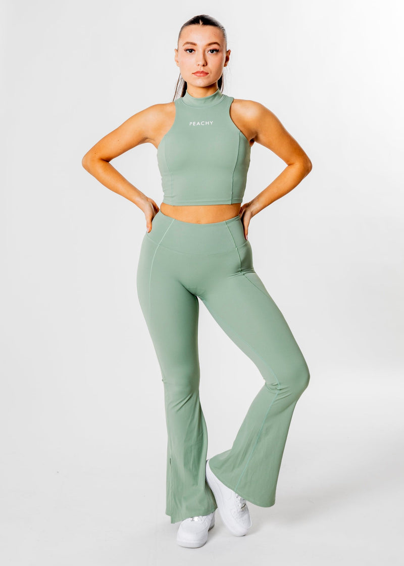Ensemble RADIANCE (leggings évasés + haut court)