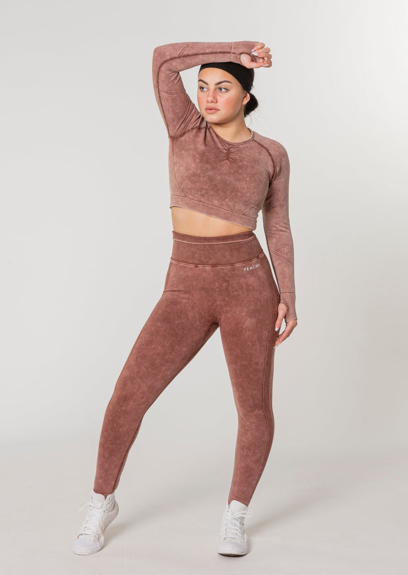 (VOIR DESCRIPTION) Ensemble à manches longues Vision Scrunch (Édition Acid Wash) [DERNIÈRE CHANCE]