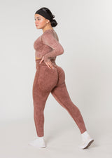 (VOIR DESCRIPTION) Ensemble à manches longues Vision Scrunch (Édition Acid Wash) [DERNIÈRE CHANCE]