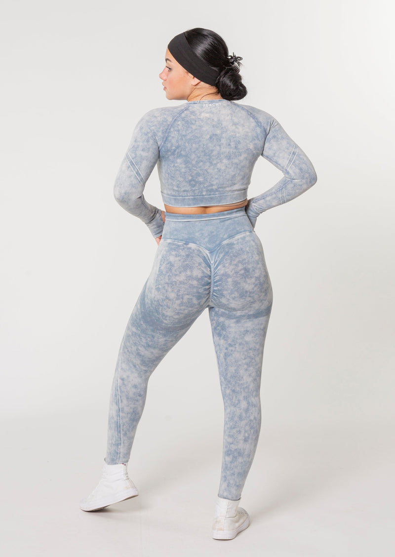 (VOIR DESCRIPTION) Ensemble à manches longues Vision Scrunch (Édition Acid Wash) [DERNIÈRE CHANCE]