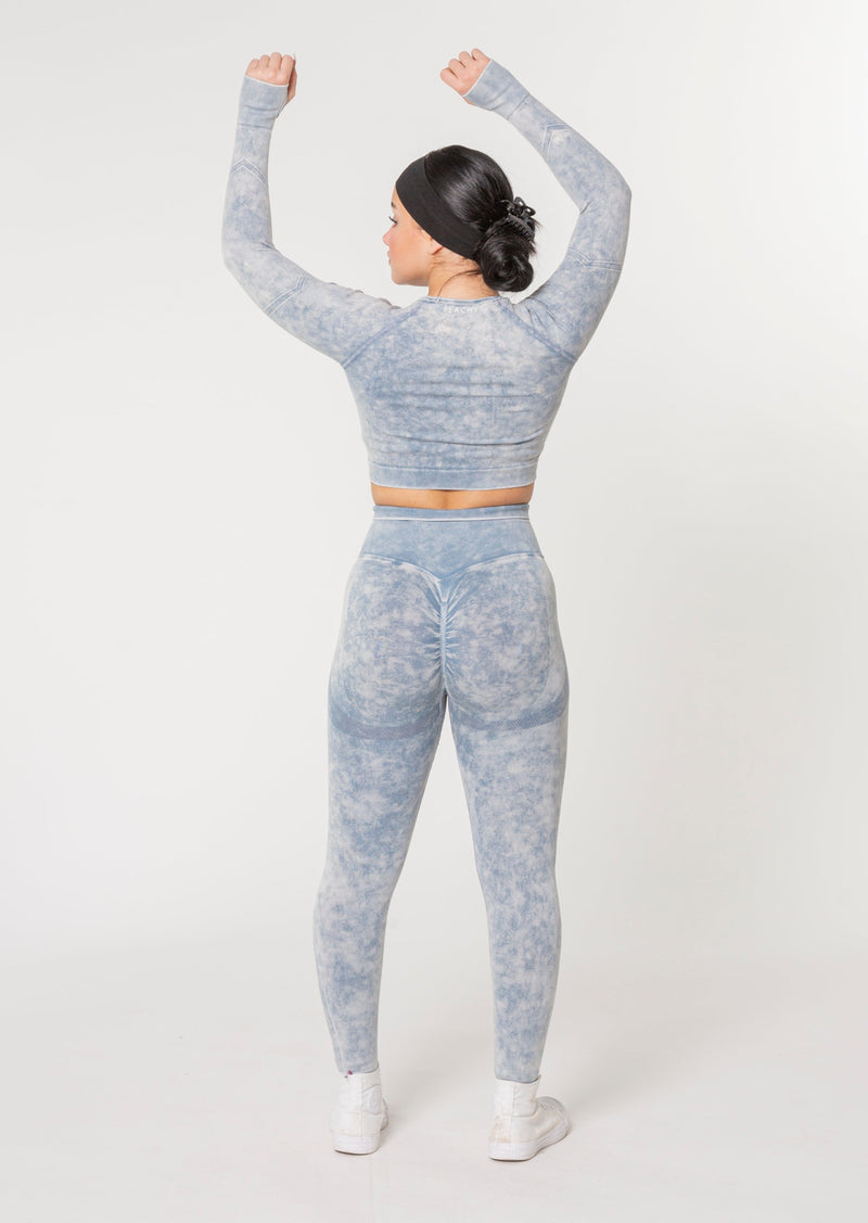 (VOIR DESCRIPTION) Ensemble à manches longues Vision Scrunch (Édition Acid Wash) [DERNIÈRE CHANCE]