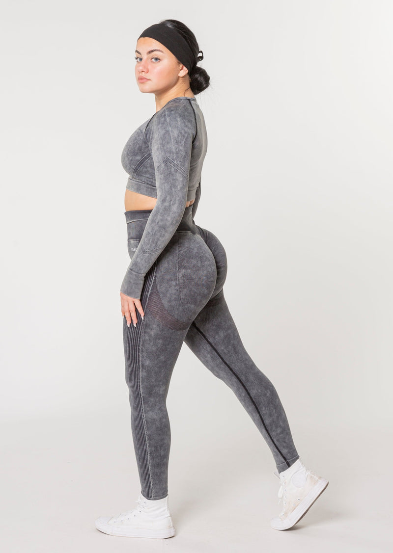(VOIR DESCRIPTION) Ensemble à manches longues Vision Scrunch (Édition Acid Wash) [DERNIÈRE CHANCE]