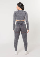 (VOIR DESCRIPTION) Ensemble à manches longues Vision Scrunch (Édition Acid Wash) [DERNIÈRE CHANCE]