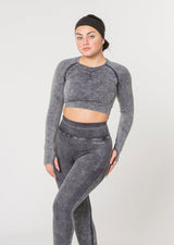 (VOIR DESCRIPTION) Ensemble à manches longues Vision Scrunch (Édition Acid Wash) [DERNIÈRE CHANCE]