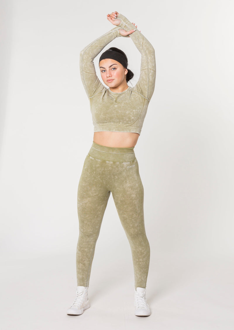 (VOIR DESCRIPTION) Ensemble à manches longues Vision Scrunch (Édition Acid Wash) [DERNIÈRE CHANCE]