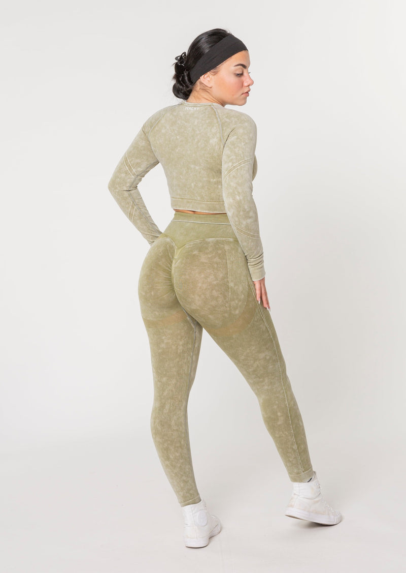 (VOIR DESCRIPTION) Ensemble à manches longues Vision Scrunch (Édition Acid Wash) [DERNIÈRE CHANCE]
