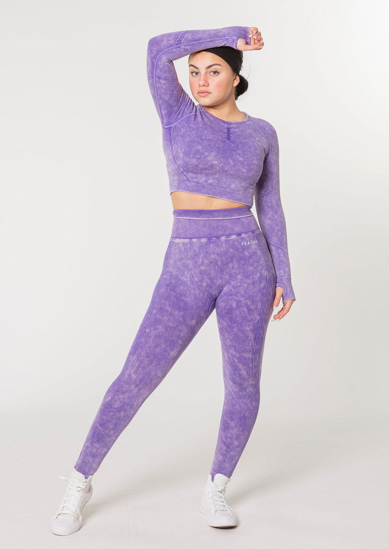 (VOIR DESCRIPTION) Ensemble à manches longues Vision Scrunch (Édition Acid Wash) [DERNIÈRE CHANCE]