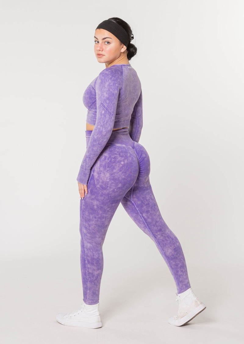 (VOIR DESCRIPTION) Ensemble à manches longues Vision Scrunch (Édition Acid Wash) [DERNIÈRE CHANCE]