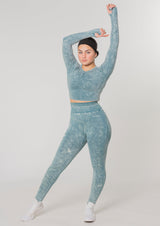 (VOIR DESCRIPTION) Ensemble à manches longues Vision Scrunch (Édition Acid Wash) [DERNIÈRE CHANCE]