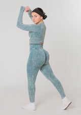 (VOIR DESCRIPTION) Ensemble à manches longues Vision Scrunch (Édition Acid Wash) [DERNIÈRE CHANCE]