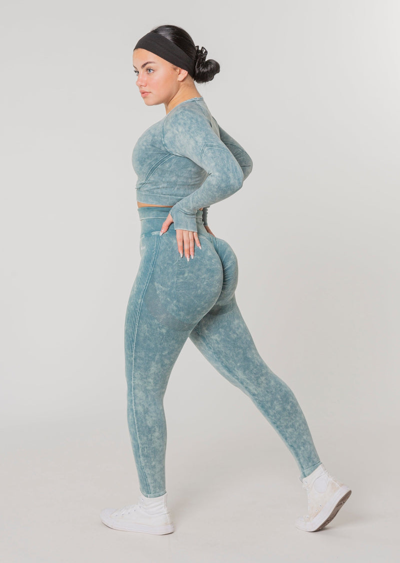 (VOIR DESCRIPTION) Ensemble à manches longues Vision Scrunch (Édition Acid Wash) [DERNIÈRE CHANCE]