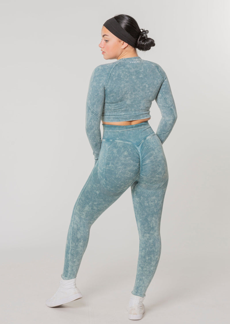 (VOIR DESCRIPTION) Ensemble à manches longues Vision Scrunch (Édition Acid Wash) [DERNIÈRE CHANCE]