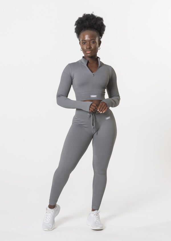 [LASTCHANCE] Ribbed WAVE Langarm Set