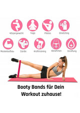 Booty Bands / 5 fitness bands in various strengths (Peachy Edition)