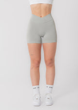 Short froncé taille V