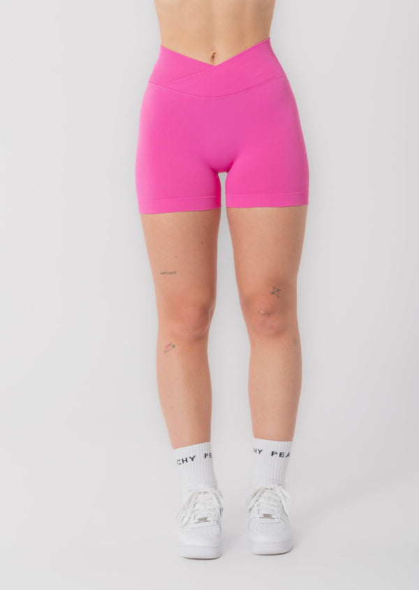 Short froncé taille V