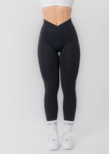 Leggings froissés taille en V