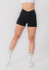 Short froncé taille V