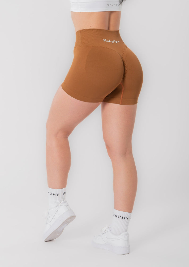Short froncé taille V
