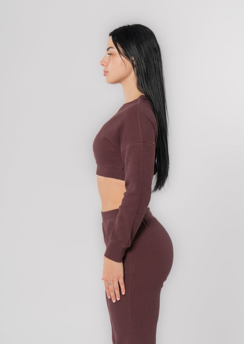 Haut à manches longues Ribbed LUXE Comfy