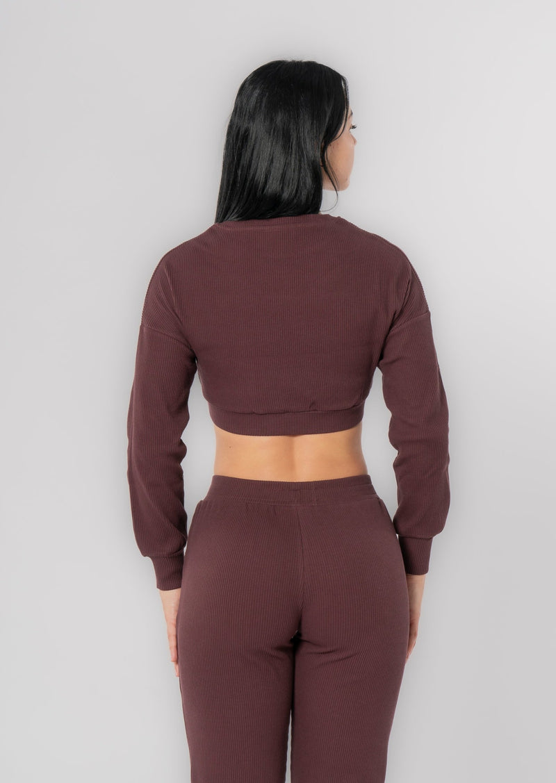 Haut à manches longues Ribbed LUXE Comfy