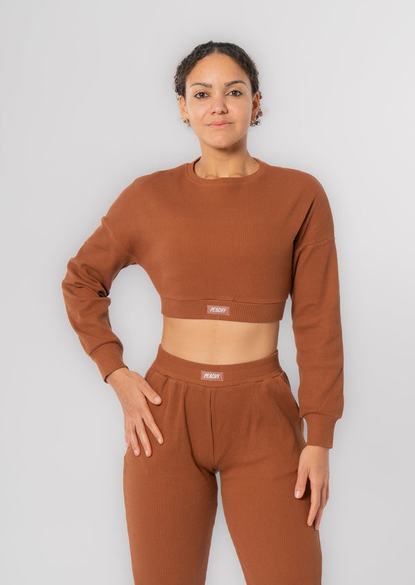 Haut à manches longues Ribbed LUXE Comfy