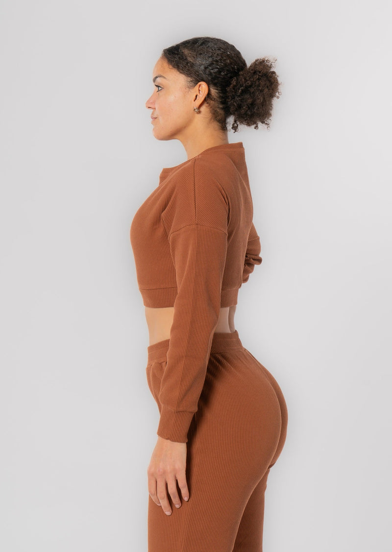 Ribbed LUXE Comfy Long Sleeve Top [LASTCHANCE]