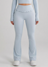 Ballet Ruffle Flared Leggings