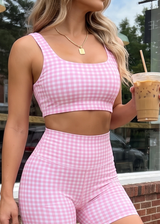 DAISY Gingham Sport-BH