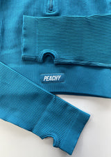 [LASTCHANCE] Chemise à manches longues côtelée WAVE