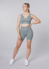 [LASTCHANCE] Ribbed LUXE  Summer Set (Shorts und Sport-BH)