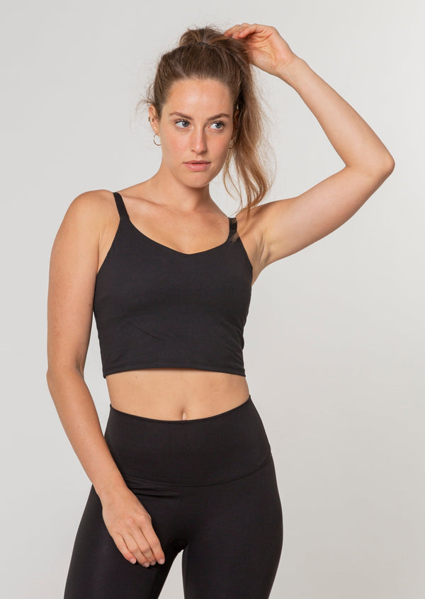 PURE Crop Top (mit Integrierten Pads)