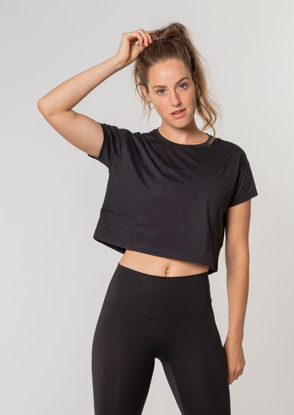 [LASTCHANCE] Cropped Oversized T-shirt