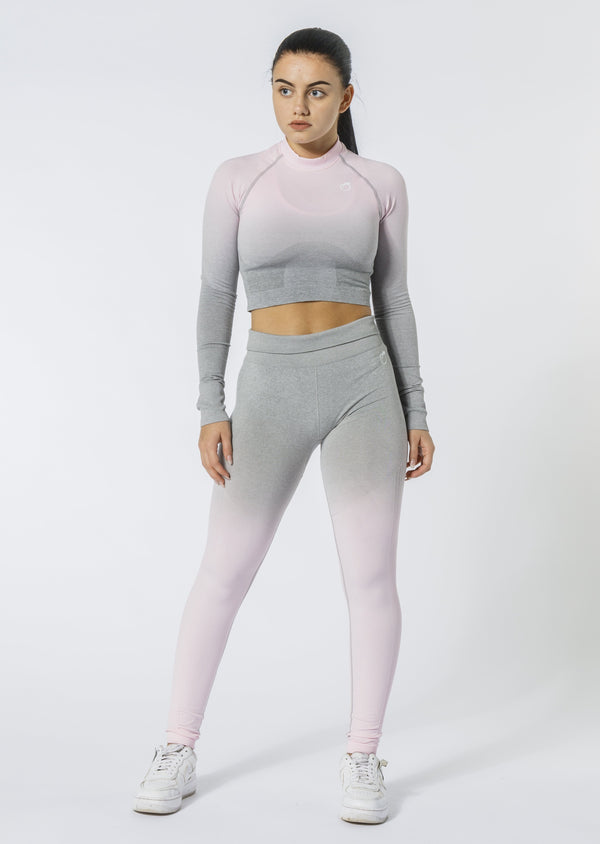 [LASTCHANCE] Ombre Langarm Set (Leggings und Langarmshirt)