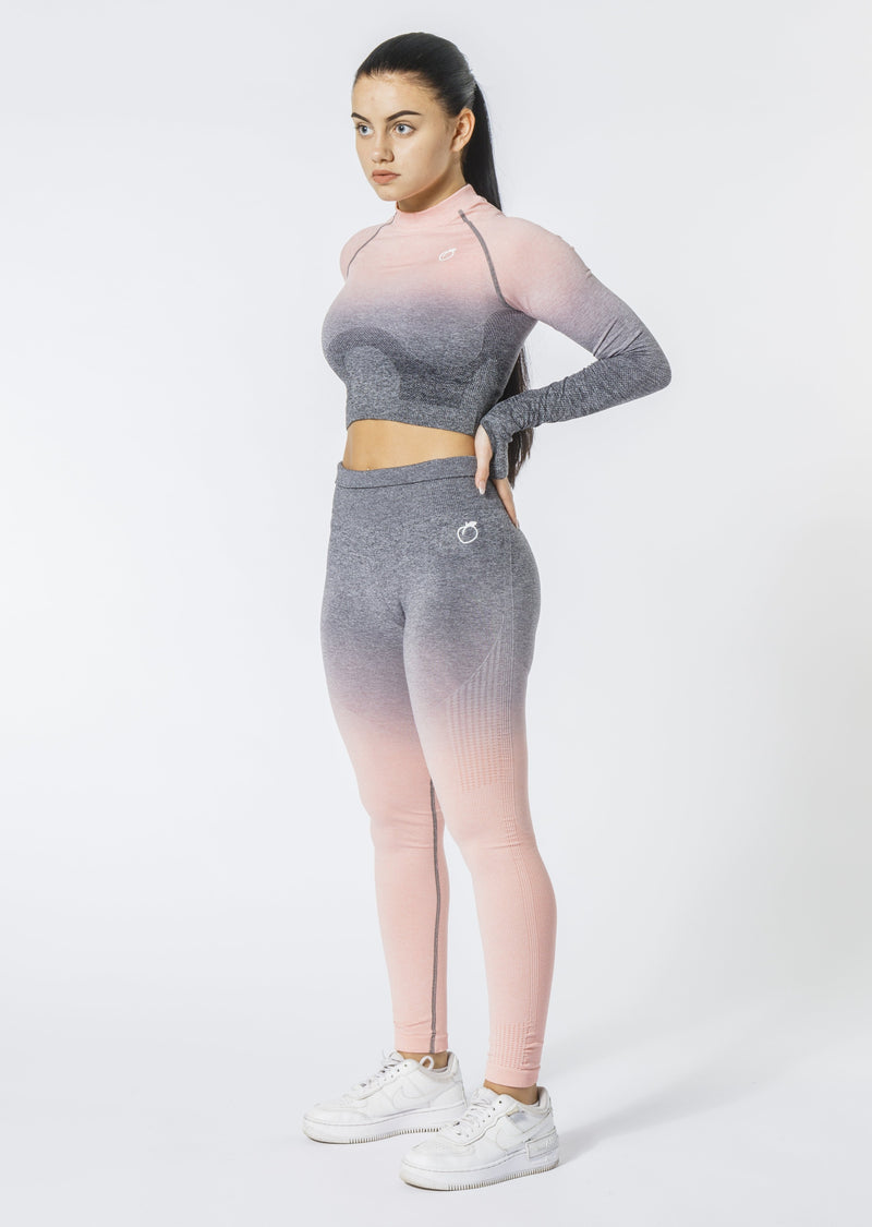 [LASTCHANCE] Ombre Langarm Set (Leggings und Langarmshirt)